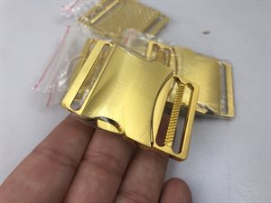 Click spænde i guld, 40 mm, pt udsolgt
